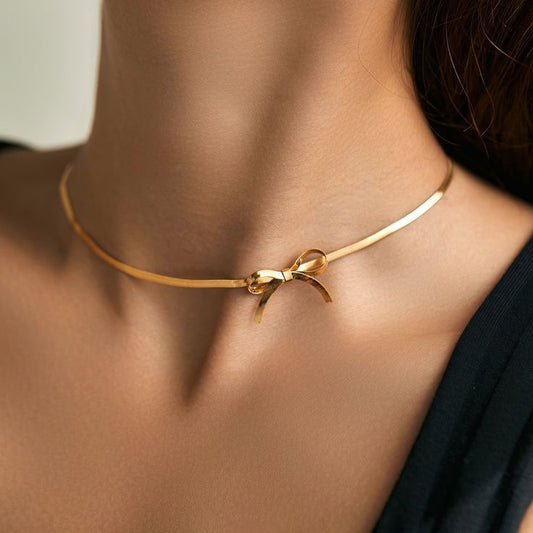 Bow snake chain