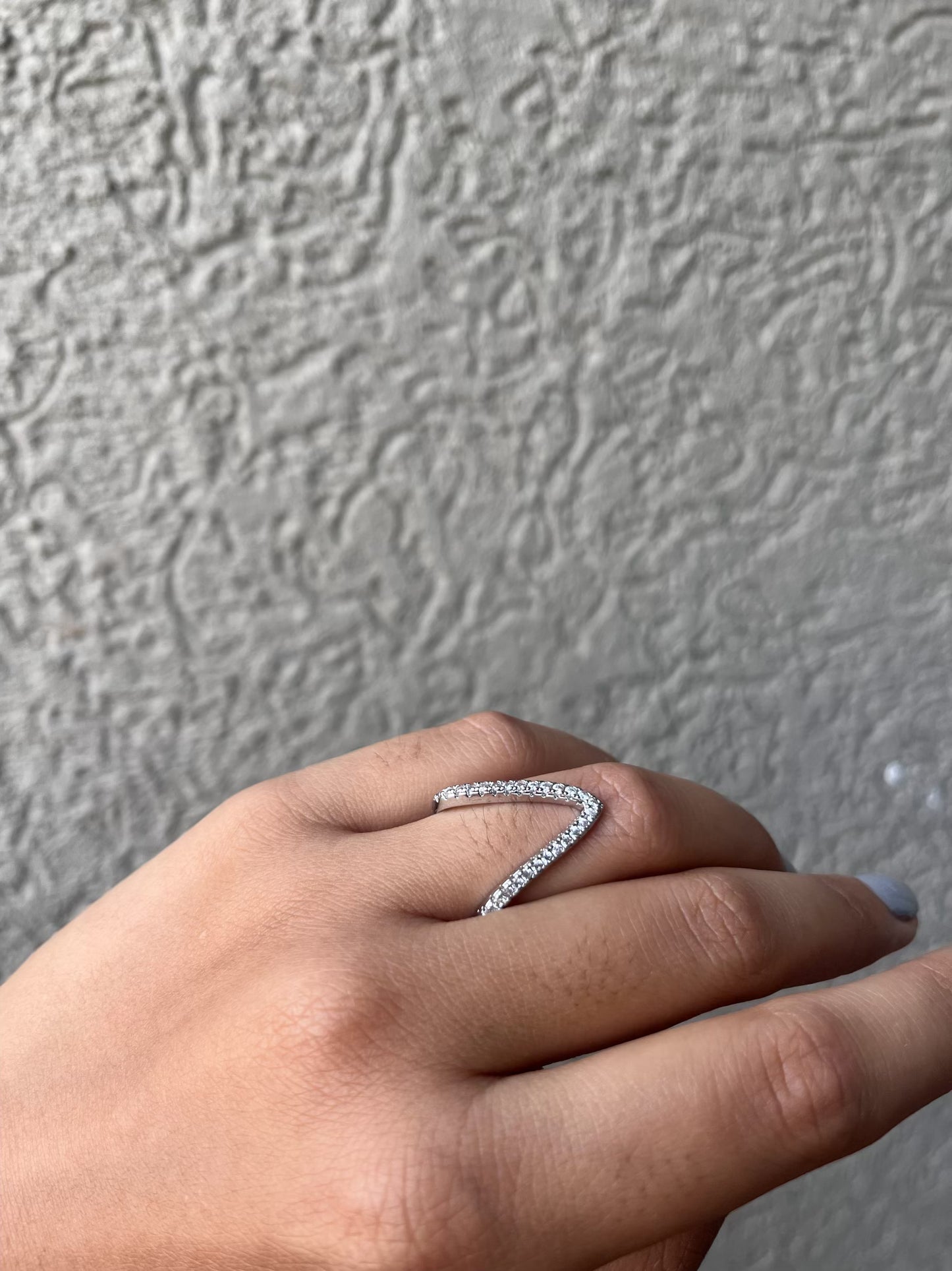 Trendy Vee Ring (silver)